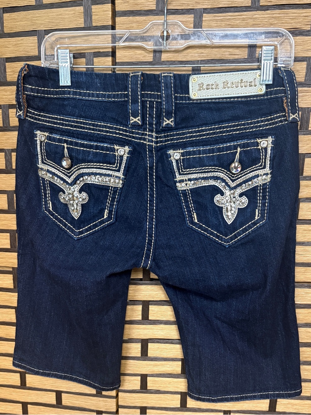 Rock Revival Betty Bermuda Jean Shorts Size 26